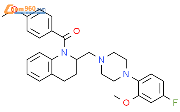 Quinoline Fluoro Methoxyphenyl Piperazinyl