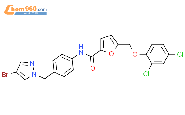 512811 08 4 N 4 4 Bromo 1H Pyrazol 1 Yl Methyl Phenyl 5 2 4