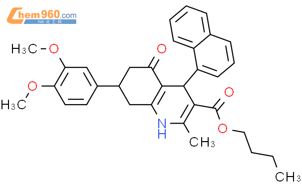 5130 42 7 Butyl 7 3 4 Dimethoxyphenyl 2 Methyl 4 Naphthalen 1 Yl 5