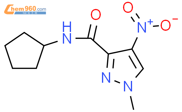 H Pyrazole Carboxamide N Cyclopentyl Methyl Nitro