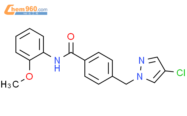 Chloro H Pyrazol Yl Methyl N Methoxyphenyl