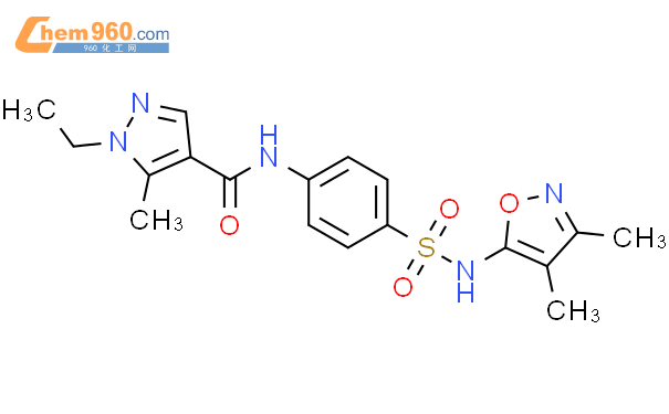 515151 79 8 N 4 3 4 Dimethylisoxazol 5 Yl Amino Sulfonyl Phenyl 1