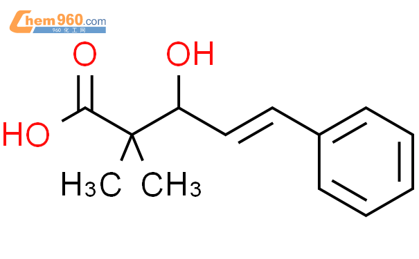 51599 49 6 4 PENTENOIC ACID 3 HYDROXY 2 2 DIMETHYL 5 PHENYL 化学式结构式分子