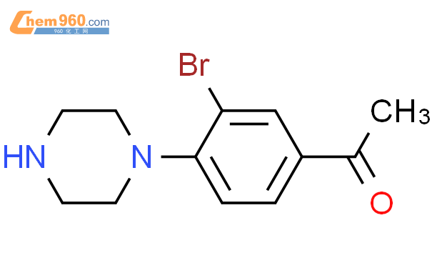 519137 72 5 Ethanone 1 3 bromo 4 1 piperazinyl phenyl CAS号 519137