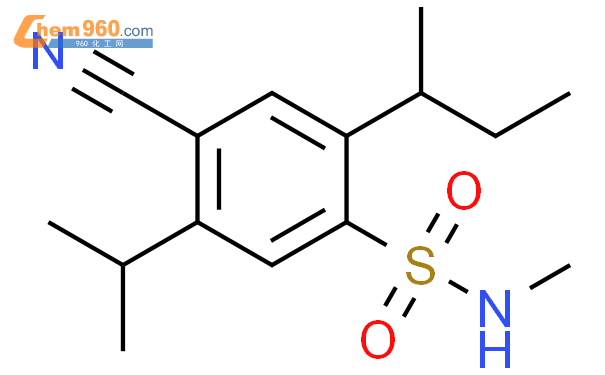 52076 69 4 Benzenesulfonamide 4 Cyano N Methyl 5 1 Methylethyl 2 1