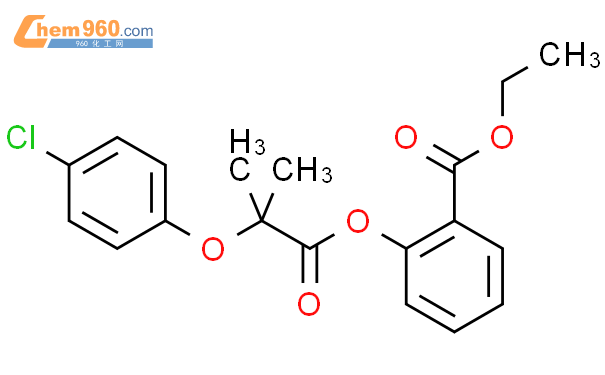 52161 02 1 Ethyl 2 2 4 Chlorophenoxy 2 Methylpropanoyl Oxy Benzoate