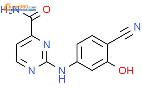 521931 82 8 4 Pyrimidinecarboxamide 2 4 Cyano 3 Hydroxyphenyl Amino