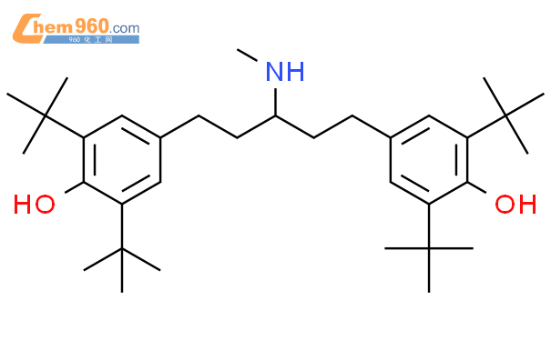 52245 66 6 Phenol 4 4 3 Methylamino 1 5 Pentanediyl Bis 2 6 Bis 1 1