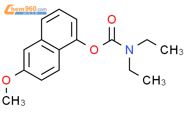 530101 40 7 Carbamic acid diethyl 6 methoxy 1 naphthalenyl esterCAS号