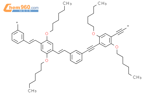 530135 83 2 Poly 1 3 Phenylene 1 2 Ethenediyl 2 5 Bis Hexyloxy 1 4