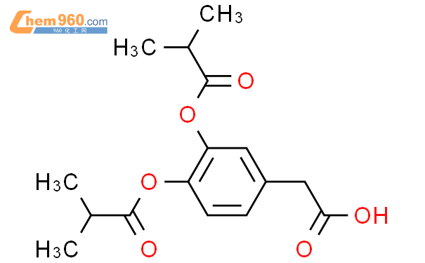 530159 56 9 Benzeneacetic acid 3 4 bis 2 methyl 1 oxopropoxy CAS号