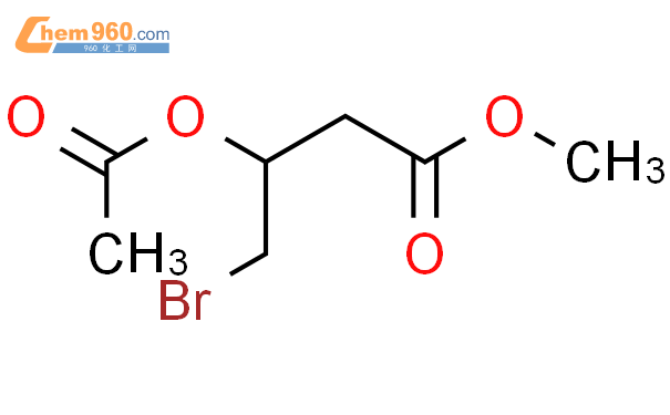 531505 30 3 Butanoic acid 3 acetyloxy 4 bromo methyl ester化学式结构式