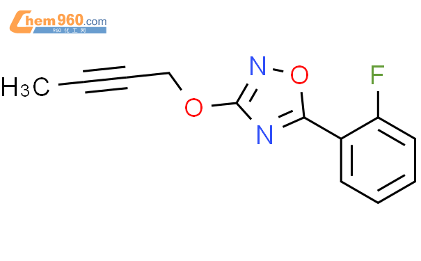 531522 22 2 1 2 4 OXADIAZOLE 3 2 BUTYNYLOXY 5 2 FLUOROPHENYL CAS号