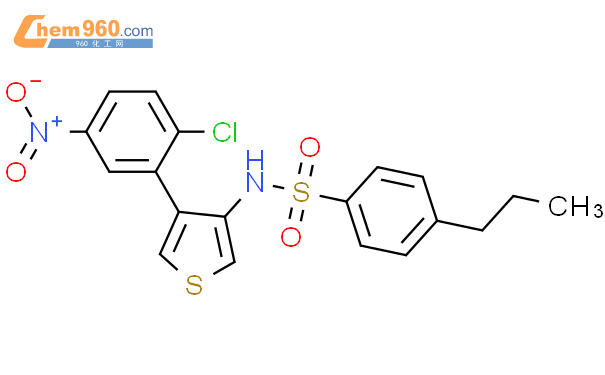 Benzenesulfonamide N Chloro Nitrophenyl Thienyl