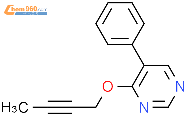 532413 29 9 Pyrimidine 4 2 butynyloxy 5 phenyl CAS号 532413 29 9