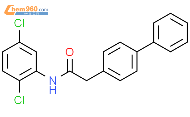 5337 56 4 2 biphenyl 4 yl N 2 5 dichlorophenyl acetamideCAS号 5337 56