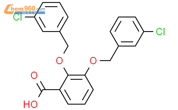 533897 34 6 BENZOIC ACID 2 3 BIS 3 CHLOROPHENYL METHOXY CAS号 533897