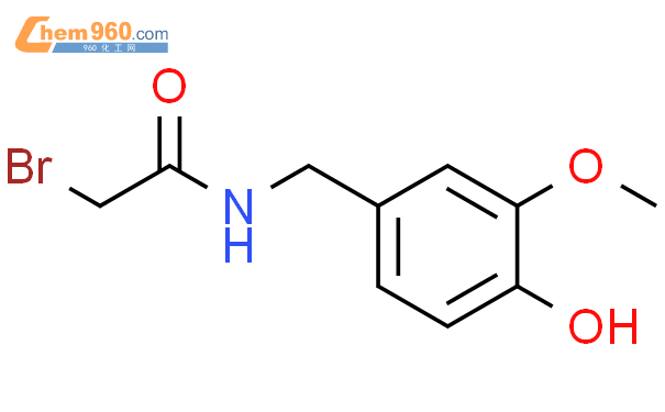 53527 11 0 Acetamide 2 Bromo N 4 Hydroxy 3 Methoxyphenyl Methyl CAS