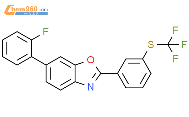 537027 55 7 BENZOXAZOLE 6 2 FLUOROPHENYL 2 3 TRIFLUOROMETHYL THIO