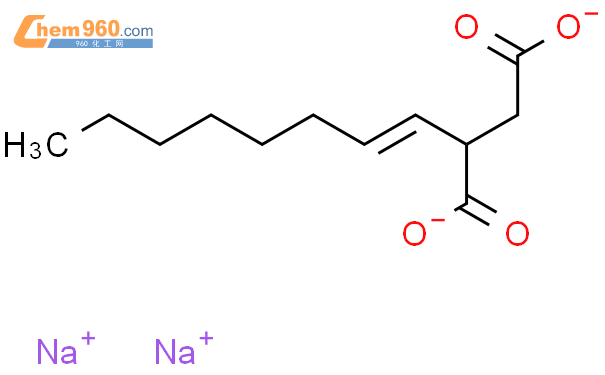 54163 66 5 Butanedioic acid 2 octen 1 yl sodium salt 1 2 化学式结构式