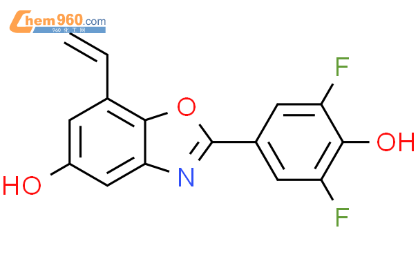 544705 39 7 5 Benzoxazolol 2 3 5 Difluoro 4 Hydroxyphenyl 7 Ethenyl