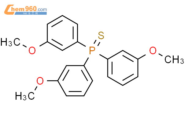 54824 85 0 Phosphine sulfide tris 3 methoxyphenyl 化学式结构式分子式mol