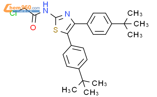 554404 35 2 N 4 5 Bis 4 Tert Butyl Phenyl Thiazol 2 Yl 2 Chloro