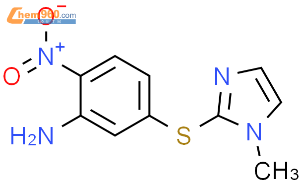 55564 41 5 Benzenamine 5 1 Methyl 1H Imidazol 2 Yl Thio 2 Nitro CAS