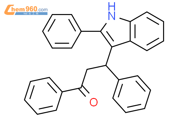 557785 79 2 1 Propanone 1 3 diphenyl 3 2 phenyl 1H indol 3 yl CAS号