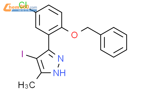 H Pyrazole Chloro Phenylmethoxy Phenyl Iodo