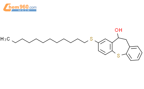 56056 84 9 DIBENZO B F THIEPIN 10 OL 8 DODECYLTHIO 10 11 DIHYDRO CAS