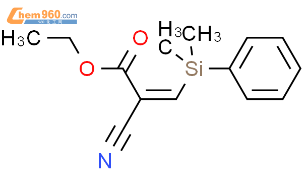 561063 93 2 ethyl 2 cyano 3 dimethyl phenyl silyl prop 2 enoate化学式结构式