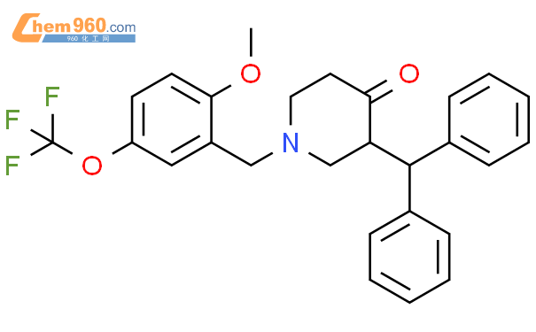 562839 47 8 4 Piperidinone 3 Diphenylmethyl 1 2 Methoxy 5