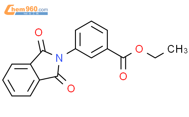 5650 37 3 ethyl 3 1 3 dioxo 1 3 dihydro 2H isoindol 2 yl benzoate化学式