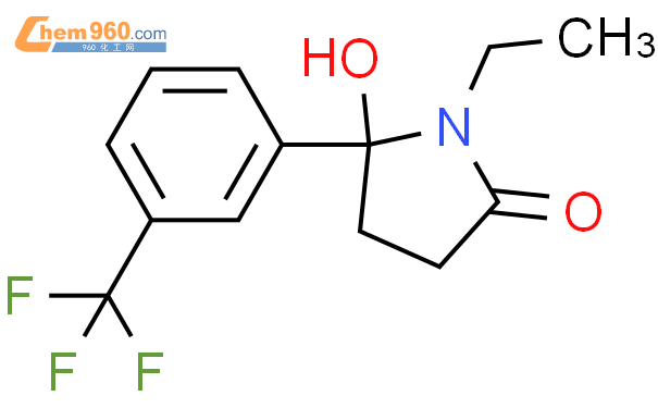 56948 74 4 1 Ethyl 5 Hydroxy 5 3 Trifluoromethyl Phenyl Pyrrolidin 2