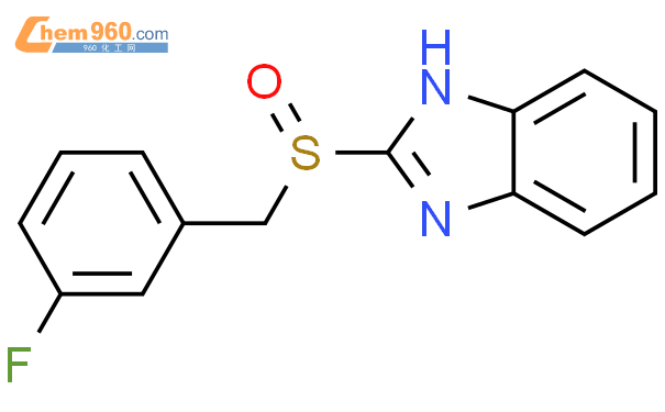 569650 15 3 1H Benzimidazole 2 3 fluorophenyl methyl sulfinyl CAS号