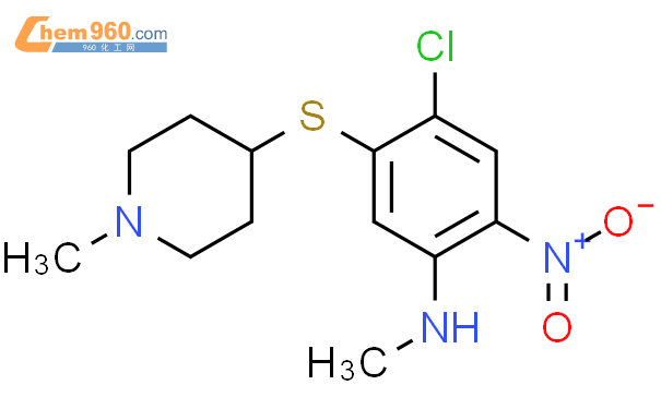 569661 41 2 Benzenamine 4 Chloro N Methyl 5 1 Methyl 4 Piperidinyl