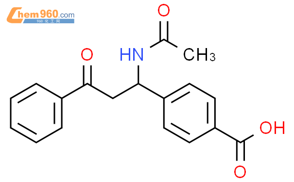 571169 65 8 BENZOIC ACID 4 1 ACETYLAMINO 3 OXO 3 PHENYLPROPYL 化学式