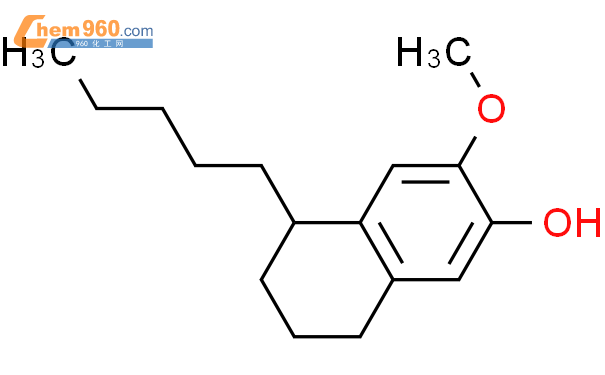 573977 00 1 2 NAPHTHALENOL 5 6 7 8 TETRAHYDRO 3 METHOXY 5 PENTYL CAS号