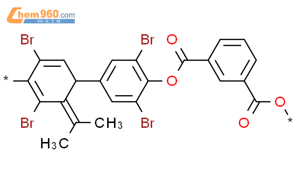 57453 96 0 Poly Oxycarbonyl 1 3 Phenylenecarbonyloxy 2 6 Dibromo 1 4