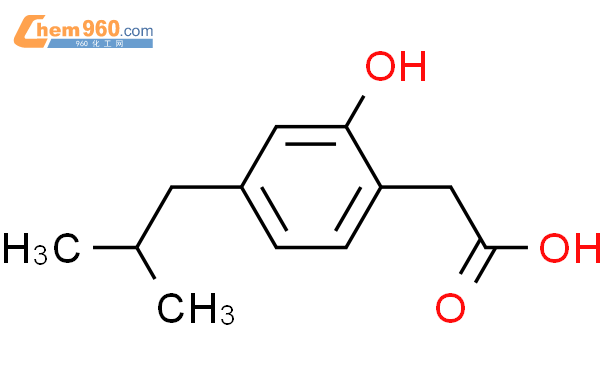 57568 43 1 BENZENEACETIC ACID 2 HYDROXY 4 2 METHYLPROPYL 化学式结构式分子式