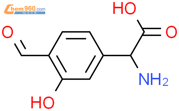 57784 96 0 Benzeneacetic acid a amino 4 formyl 3 hydroxy aS 化学式结构