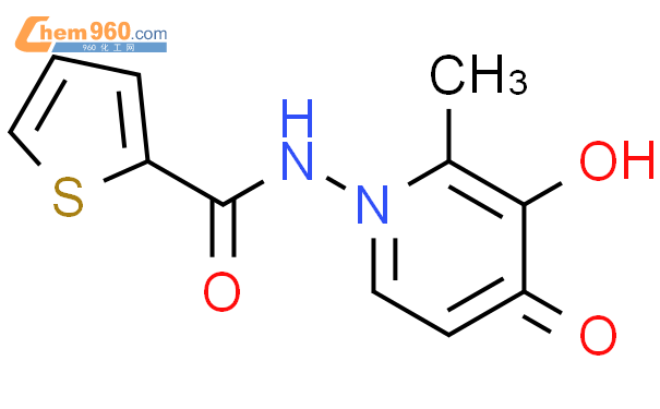 577973 75 2 9ci n 3 羟基 2 甲基 4 氧代 1 4h 吡啶 2 噻吩羧酰胺CAS号 577973 75 2