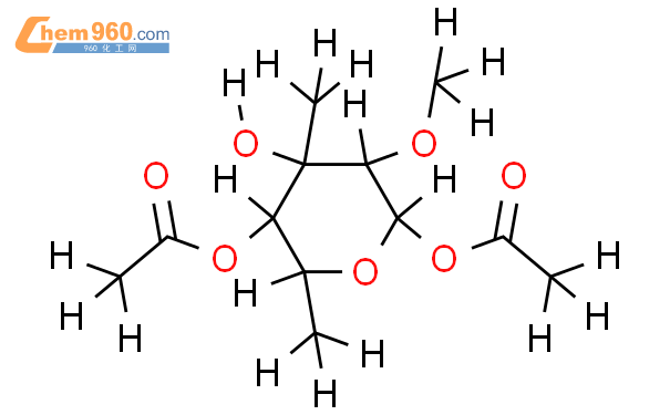 6deoxy2omethyl3cmethuyltalose9ci14diac结构式