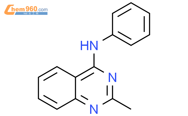 57942 18 4 4 Quinazolinamine 2 methyl N phenyl 化学式结构式分子式mol 960化工网