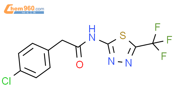 581781 43 3 2 4 Chlorophenyl N 5 Trifluoromethyl 1 3 4 Thiadiazol