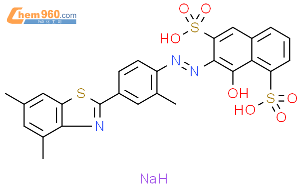 5858 75 3 Disodium 7 4 4 6 Dimethyl 1 3 Benzothiazol 2 Yl 2 Methyl