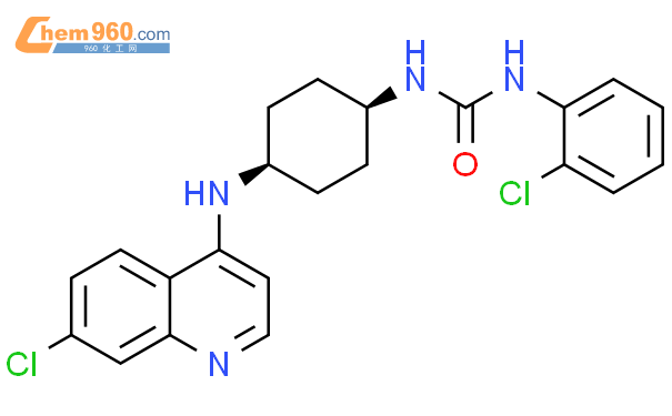 Urea N Chlorophenyl N Cis Chloro Quinolinyl