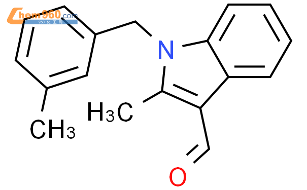 592550 45 3 9ci 2 甲基 1 3 甲基苯基 甲基 1H 吲哚 3 羧醛化学式结构式分子式mol 960化工网