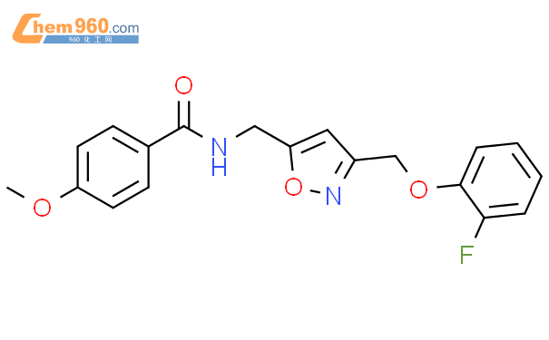 596125 57 4 Benzamide N 3 2 Fluorophenoxy Methyl 5 Isoxazolyl